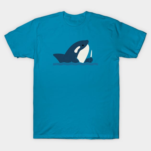 Killer Whale T-Shirt by HandsOffMyDinosaur